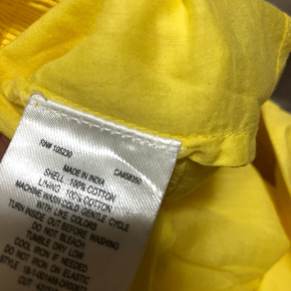 NWT Joie Sunshine Yellow Tie Front Open Back Dress - Picture 9 of 9